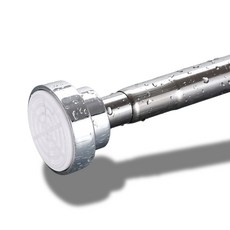 하이어데코 미끄럼방지 샤워 커튼봉 못없이 욕실 압축봉, 스테인리스 실버 홈인테리어/수납/정리 반품 최저가 6,540원