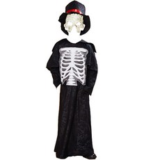 파티복닷컴 해골신사 코스프레 모자 + 해골 원피스 + 망토 세트 HR118 출산/유아동/유아동패션 반품 최저가 15,900원