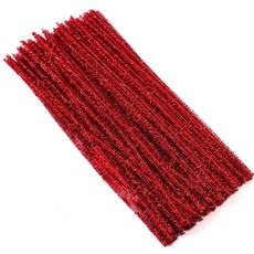 마다꾸미 컬러모직 공예철사, 16 레드 글리터, 200개 완구/취미/STEAM완구 반품 최저가 5,500원