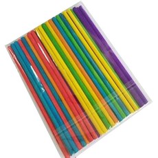 이쁜 하드막대 10 컬러 둥근 막대 150mm, 150개, 혼합색상 문구/오피스/학용품/수업준비 반품 최저가 6,170원