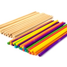 다양한 하드막대 150mm, 60개, 02 색깔+원색 문구/오피스/학용품/수업준비 반품 최저가 9,690원