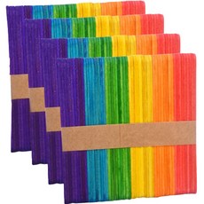 나무 하드막대 14 컬러 114mm, 200개, 혼합색상 문구/오피스/학용품/수업준비 반품 최저가 4,530원