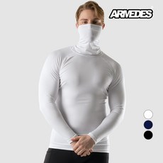 아르메데스 남성용 안면 마스크 터틀넥 언더레이어 긴팔 상의 AR-152 패션의류/잡화/속옷/잠옷 반품 최저가 7,420원