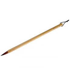 원목 단단한 동양화붓 19 노란 대나무 장대 늑대, 소, 1개 문구/오피스/미술/화방용품 반품 최저가 7,420원