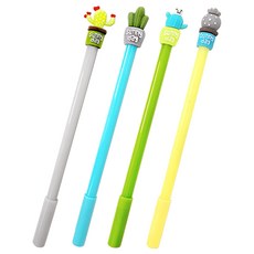 투영디자인 선인장 젤펜 4종 세트 0.5mm, 혼합 색상, 1세트 문구/오피스/학용품/수업준비 반품 최저가 3,380원