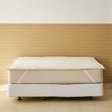 퍼지 극세사 밴딩 패드, 라이트베이지 홈인테리어/침구 반품 최저가 22,190원