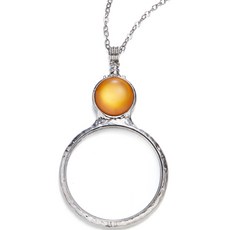 에이팀 휴대용 목걸이 돋보기, 오렌지, 1개 헬스/건강식품/건강/의료용품 반품 최저가 7,380원