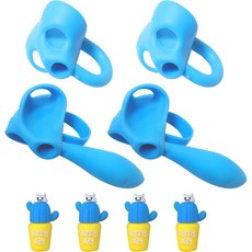 영아트 글씨 교정기 연필 안전캡 세트, 블루, 1세트 문구/오피스/학용품/수업준비 반품 최저가 6,220원