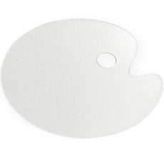 마이데일리 투명 아크릴 미술 다용도 팔레트 타원형 대형, 1칸, 1개 문구/오피스/미술/화방용품 반품 최저가 12,010원