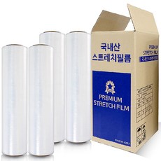 프리미엄 스트레치 필름 20 x 500mm 4p, 1개, 투명 생활용품/이사박스/종이박스 반품 최저가 30,850원