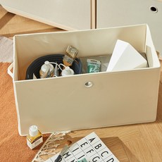 한샘 샘 폴리 수납 바스켓, 크림, 와이드형(53.5 x 26 x 32 cm), 1개 홈인테리어/수납/정리 반품 최저가 8,900원