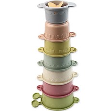 조이키즈 알록달록 다기능 애벌레 컵쌓기 목욕 놀이, 혼합색상, 1개 완구/취미/신생아/영아완구 반품 최저가 5,920원