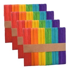 나무 하드막대 93mm, 200개, 11 컬러 문구/오피스/학용품/수업준비 반품 최저가 10,060원