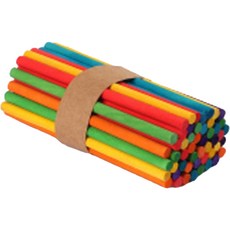 다양한 하드막대 원형스틱 100mm, 07 색깔, 50개 문구/오피스/학용품/수업준비 반품 최저가 7,530원