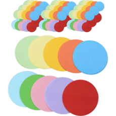 다사바바 원형 색종이 세트 5.6cm, 10색, 100개 문구/오피스/미술/화방용품 반품 최저가 10,940원