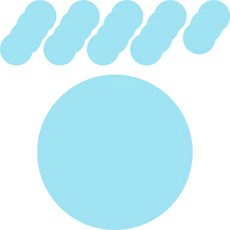 다사바바 원형 색종이 스카이블루 25cm, 1개, 20개 문구/오피스/미술/화방용품 반품 최저가 5,310원