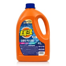 테크 딥클린 엑스퍼트 액상세제 본품, 4L, 1개 생활용품/액체세제 반품 최저가 7,310원
