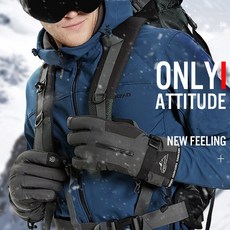 GOLOVEJOY SK02 겨울 방한 방수 기모 스마트폰 터치 장갑, BLACK, 1개 스포츠/레저/스키/겨울스포츠 반품 최저가 12,990원