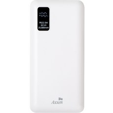 액센 QC3.0 PD 22.5W 보조배터리 20000mAh, B320, 화이트 가전디지털/1인방송 전문관 반품 최저가 16,260원