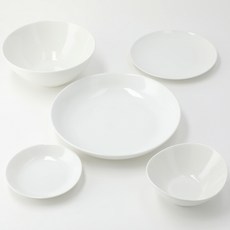 니토리 식기 세트 5p, 화이트, 식기 5종, 1세트 주방용품/그릇/홈세트 반품 최저가 13,570원