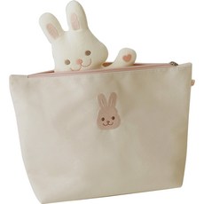 쉐베베 원포인트 자수 파우치 쉐빗, 아이보리 생활용품/기저귀 반품 최저가 13,050원