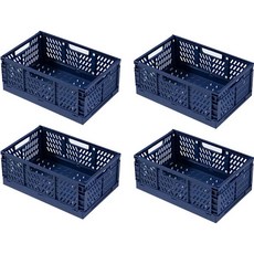 마이닝 다용도 접이식 밀크 수납 폴딩박스, 딥네이비, 4개 생활용품/수납/정리 반품 최저가 14,470원