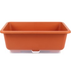 베이직 대형 자동급수 텃밭상자 화분 + 받침 세트, 다크오렌지, 1개 홈인테리어/원예/가드닝 반품 최저가 18,400원