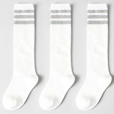 노디자인 아동용 데일리 삼선 니삭스 3켤레 세트 패션의류/잡화/유아동패션 반품 최저가 5,260원