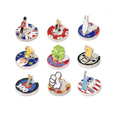 콜리스골프 스탠드 볼마커, 골드바(그린), 1개 스포츠/레저/골프 반품 최저가 5,000원