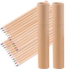 더조넷 심플 크라프트 색연필 중, 2개, 12색 문구/오피스/학용품/수업준비 반품 최저가 13,650원