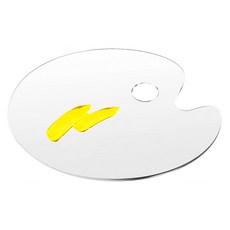 심플리앤 투명 아크릴 팔레트 타원 30 x 40 cm, 1개 문구/오피스/미술/화방용품 반품 최저가 5,910원