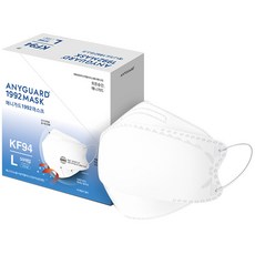애니가드 뉴황사 방역용 마스크 대형 KF94, 50개입, 1개, 화이트 생활용품/건강/의료용품 반품 최저가 16,630원