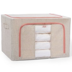 hillo 린넨 프리미엄 다용도 리빙박스, 베이지, 66L, 1개 홈인테리어/수납/정리 반품 최저가 7,040원