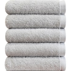 쥬련제작소 러쉬 호텔수건 150g 30수 코마사, 그레이, 5개 홈인테리어/수건/타월 반품 최저가 15,040원