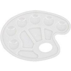 하이어리 유화 수채화 다용도 물감 팔레트 타입 1, 10칸, 1개 문구/오피스/학용품/수업준비 반품 최저가 3,230원