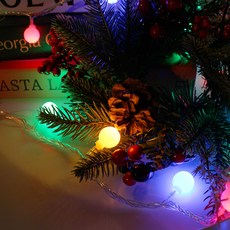 나이스엘이디 LED 100구 8.5m 연결형 앵두전구 투명선 4색칼라 점멸세트, 1개 홈인테리어/조명/스탠드 반품 최저가 16,830원