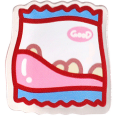 꼬까 귀요미 아크릴 집게 감자칩, 10개 문구/오피스/학용품/수업준비 반품 최저가 4,040원