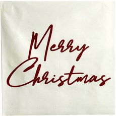 티나피크닉 크리스마스 홈파티 심플 필기체 현수막, 레드 문구/오피스/파티/이벤트 반품 최저가 7,950원