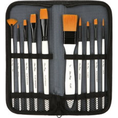 ZhuTing 수채화붓 세트 화이트 + 브라운, 1세트, 10종 문구/오피스/미술/화방용품 반품 최저가 7,700원