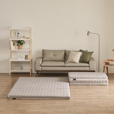 아이소페 3단 접이식 토퍼 매트리스, 그레이, 7cm 홈인테리어/FW 침구샵 반품 최저가 60,760원