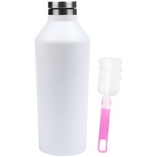 아르크 벨류 스텐 진공 텀블러 + 세척솔 세트, 500ml, 화이트 주방용품/보온/보냉용품 반품 최저가 15,210원