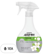 샤프란 케어 데오엑스 섬유탈취제 프레쉬 자스민향 본품, 500ml, 1개 생활용품/탈취/방향/살충 반품 최저가 3,300원