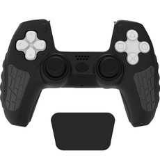 업마켓 아키토모 PS5 듀얼센스 컨트롤러 실리콘 커버 케이스 블랙, 1개 완구_취미/콘솔/휴대용게임기 반품 최저가 7,830원