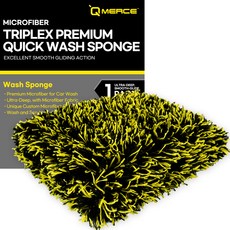 큐머스 3중원사 프리미엄 퀵워시 스펀지, 혼합색상, 1개 자동차용품/세차/카케어 반품 최저가 4,900원