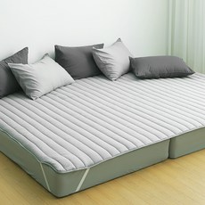 플렉스 항균 방수 고정밴딩패드, 그레이 홈인테리어/FW 침구샵 반품 최저가 99,900원