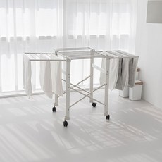 브리즈 이동 접이식 미니 빨래 건조대, 화이트 홈인테리어/청소/세탁용품 반품 최저가 28,200원