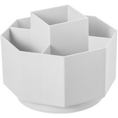 심플리앤 다용도 회전 펜꽂이, 화이트, 1개 문구/오피스/사무용품 전문관 반품 최저가 8,140원