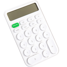 바이핏 컬러 계산기, 화이트, 1개 문구/오피스/사무용품 전문관 반품 최저가 2,100원