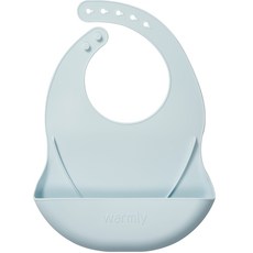 웜리 실리콘 이유식 턱받이 파우치 세트, 1개, 소프트블루, 1매 출산/유아동/출산준비물/선물 반품 최저가 5,220원