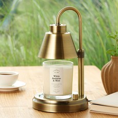 에인디 초초캔들워머 빈티지골드+소이캔들280g 세트, 화이트쟈스민민트, 1개 생활용품/탈취/방향/살충 반품 최저가 29,770원